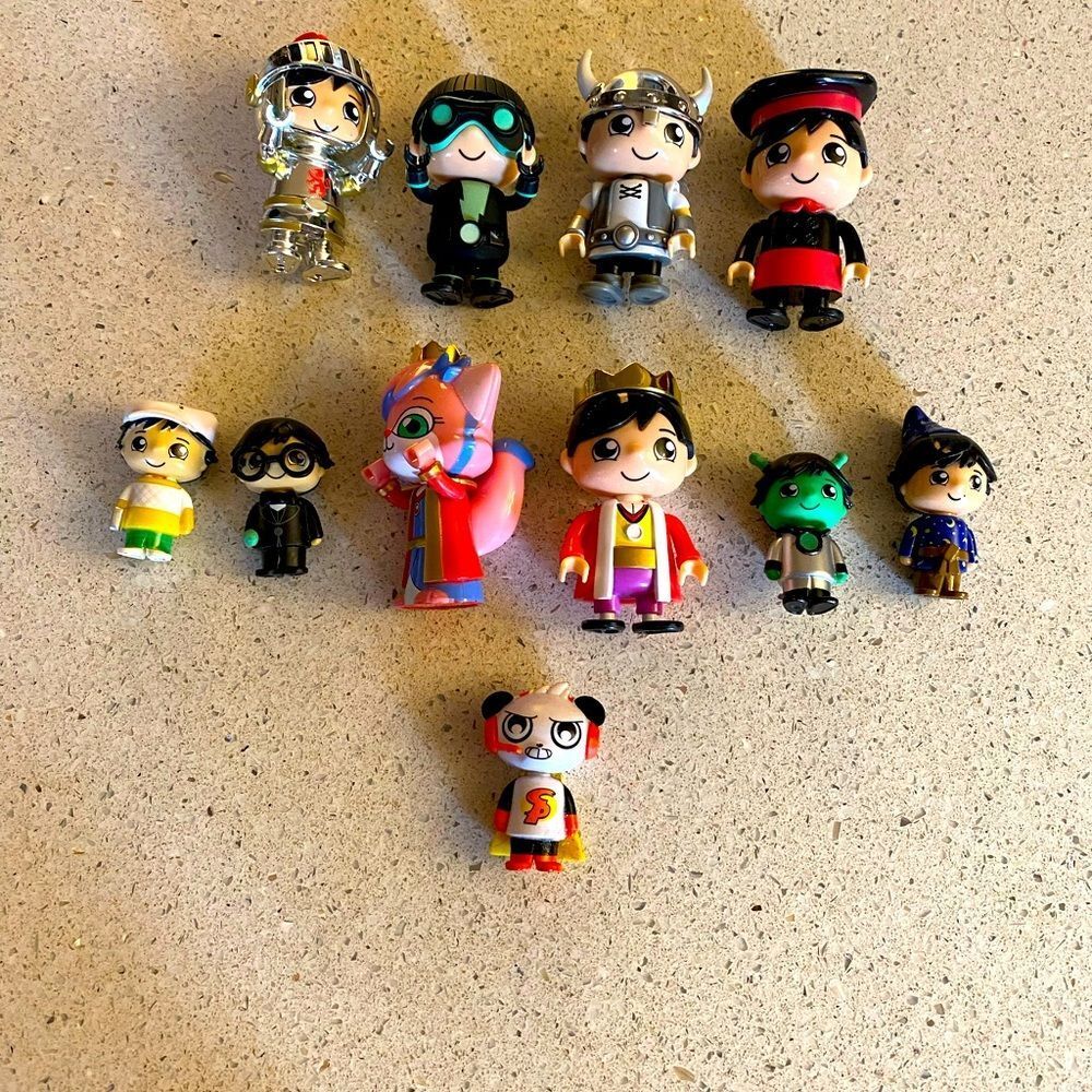 Ryan’s World figurines/toys collection